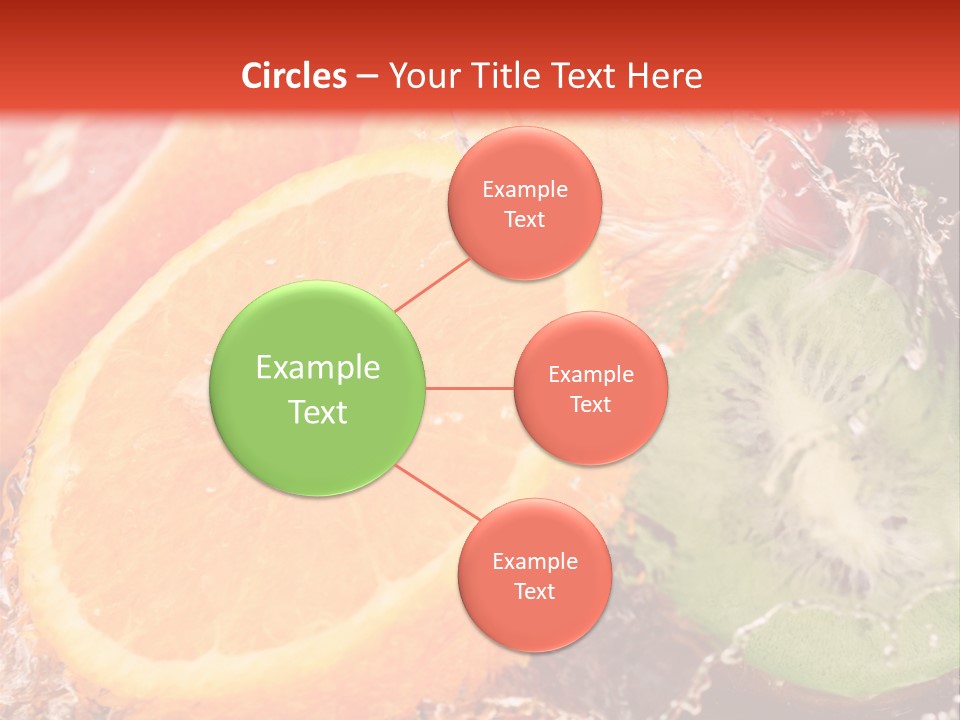 Droplet Collection Fruit PowerPoint Template