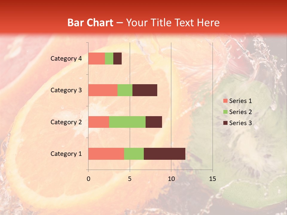 Droplet Collection Fruit PowerPoint Template