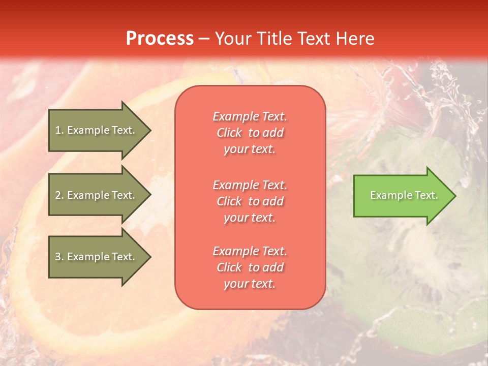 Droplet Collection Fruit PowerPoint Template