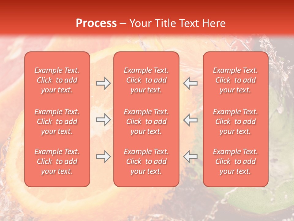 Droplet Collection Fruit PowerPoint Template