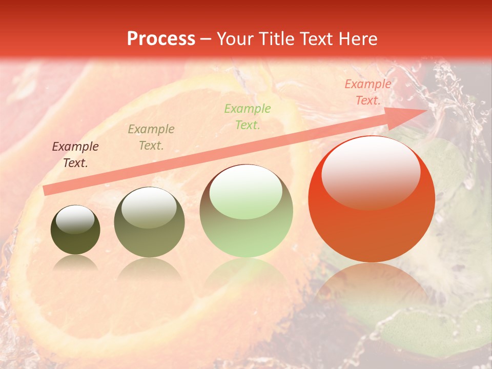 Droplet Collection Fruit PowerPoint Template