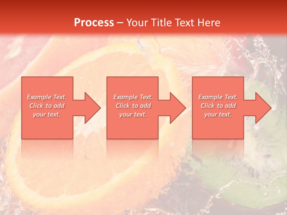 Droplet Collection Fruit PowerPoint Template