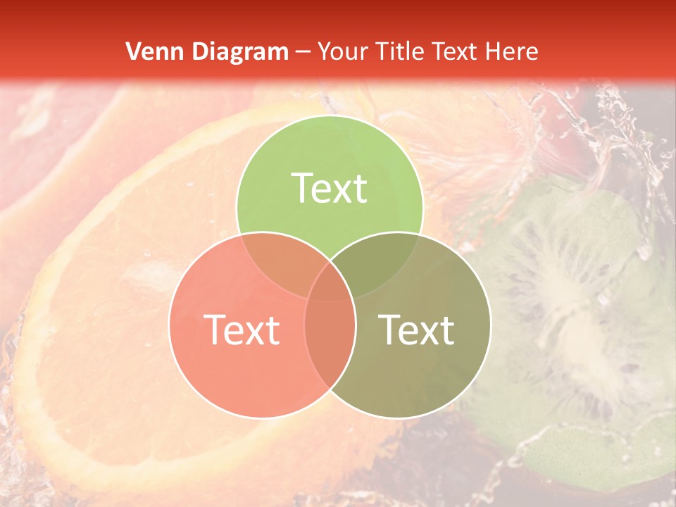 Droplet Collection Fruit PowerPoint Template