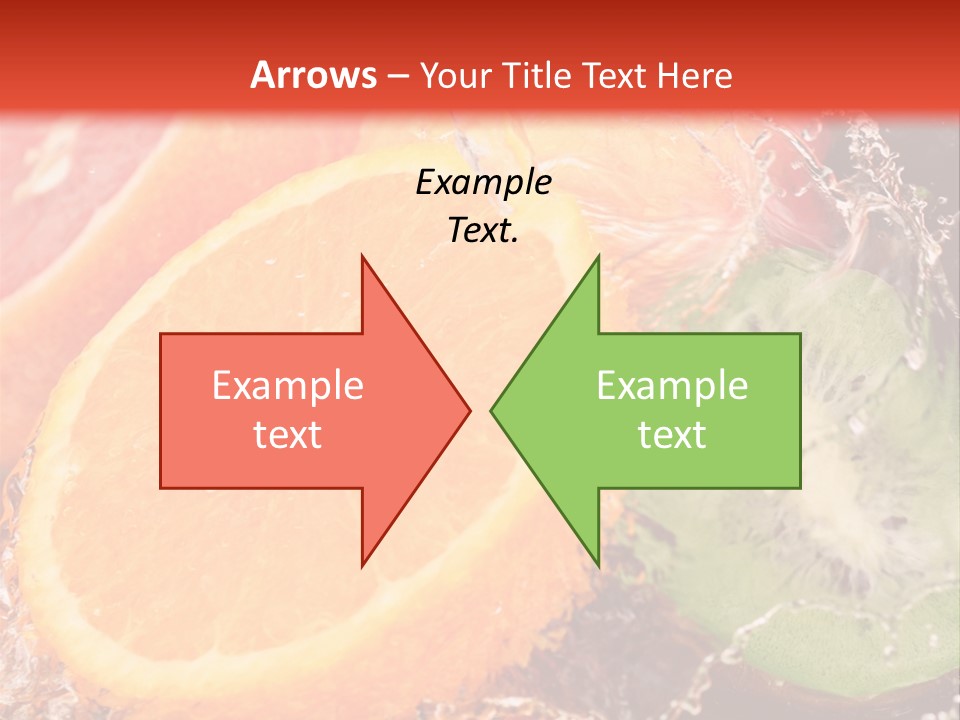 Droplet Collection Fruit PowerPoint Template