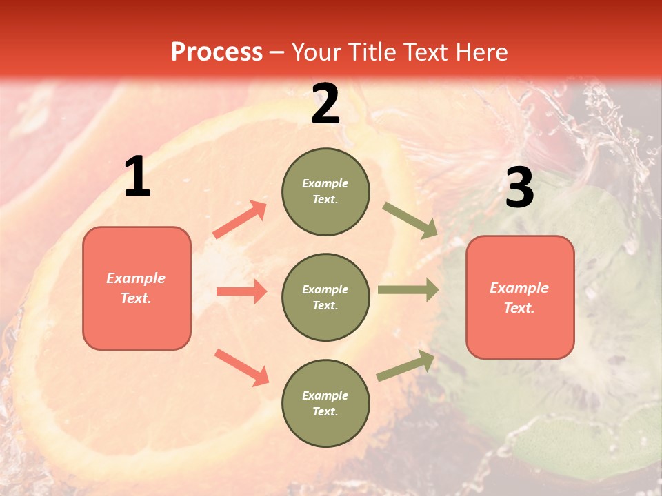 Droplet Collection Fruit PowerPoint Template