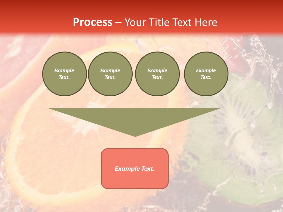 Droplet Collection Fruit PowerPoint Template