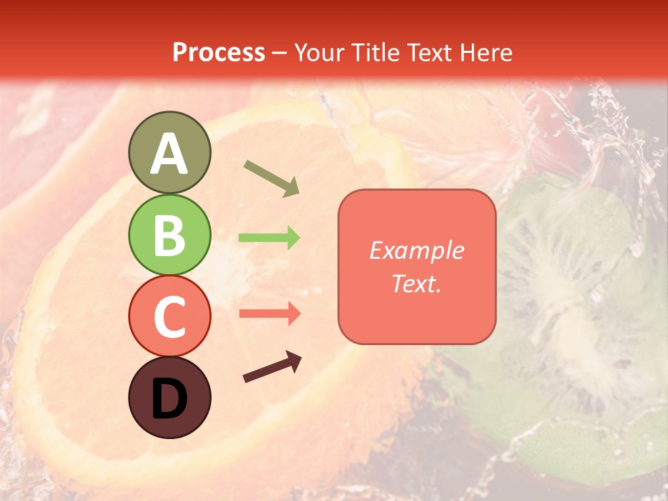 Droplet Collection Fruit PowerPoint Template