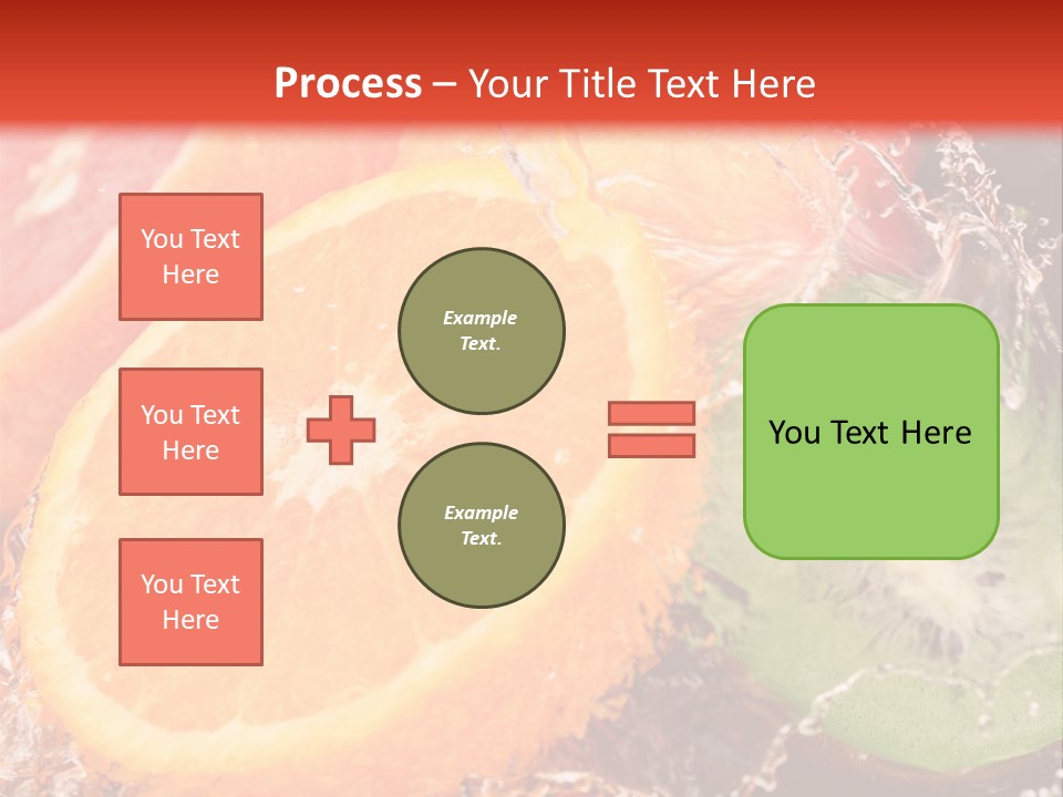 Droplet Collection Fruit PowerPoint Template