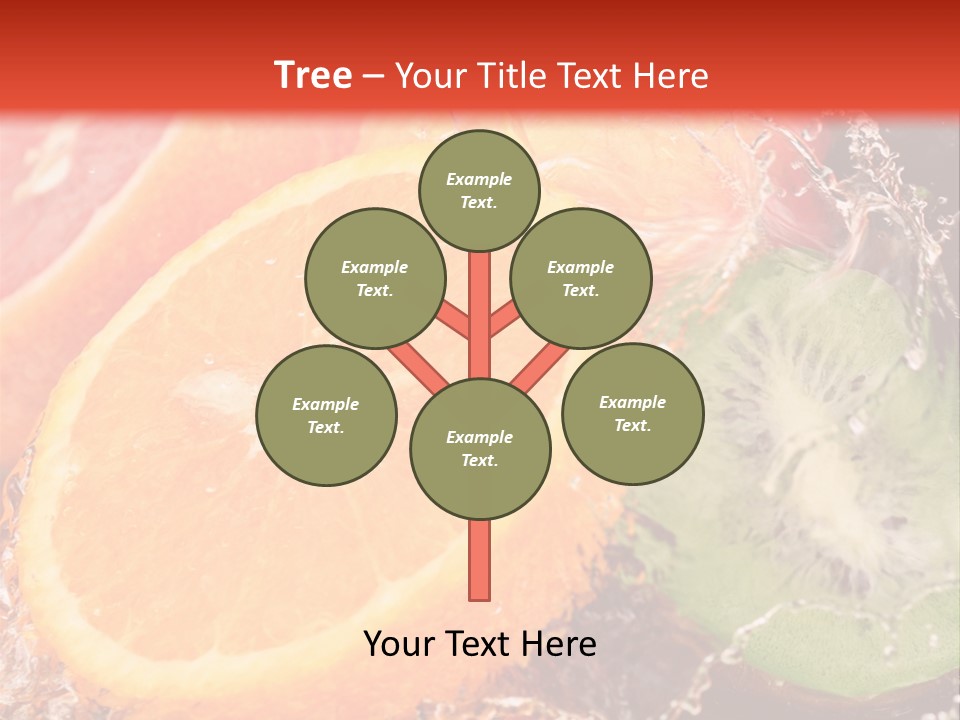 Droplet Collection Fruit PowerPoint Template