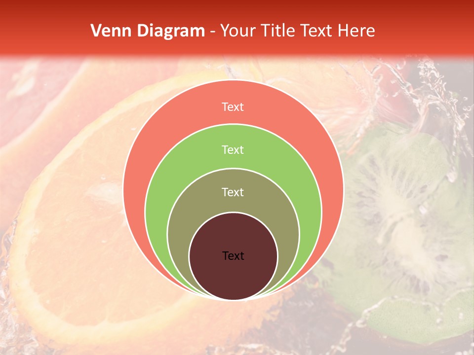 Droplet Collection Fruit PowerPoint Template