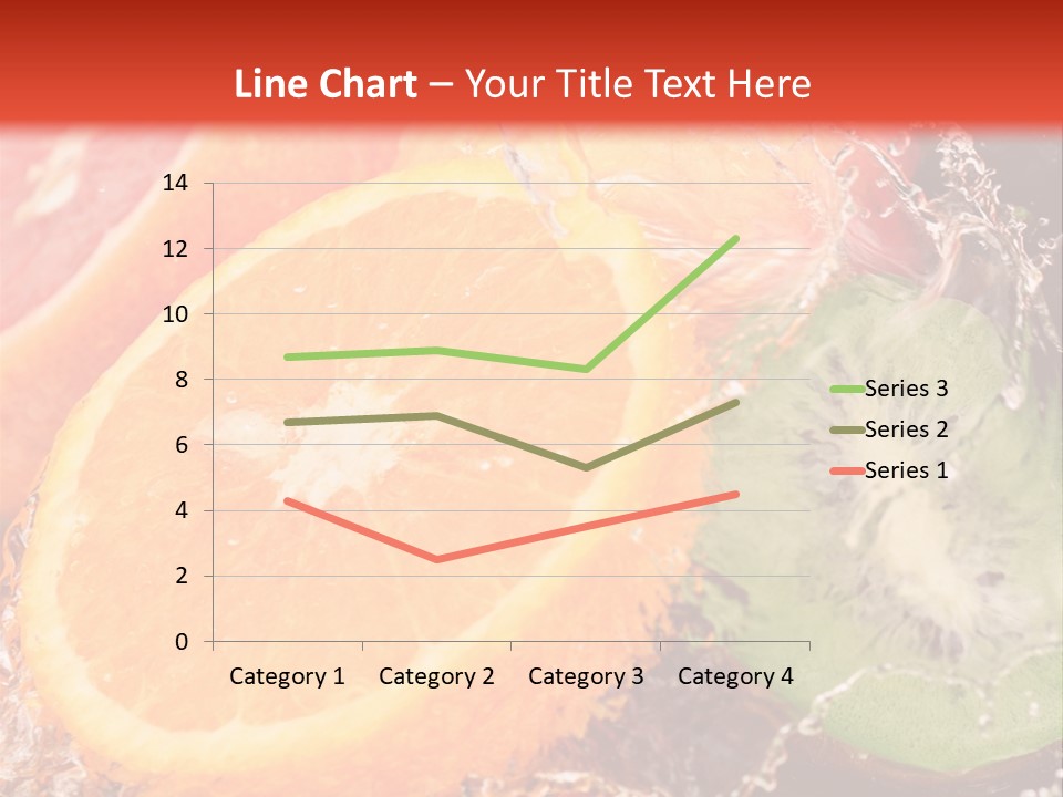Droplet Collection Fruit PowerPoint Template