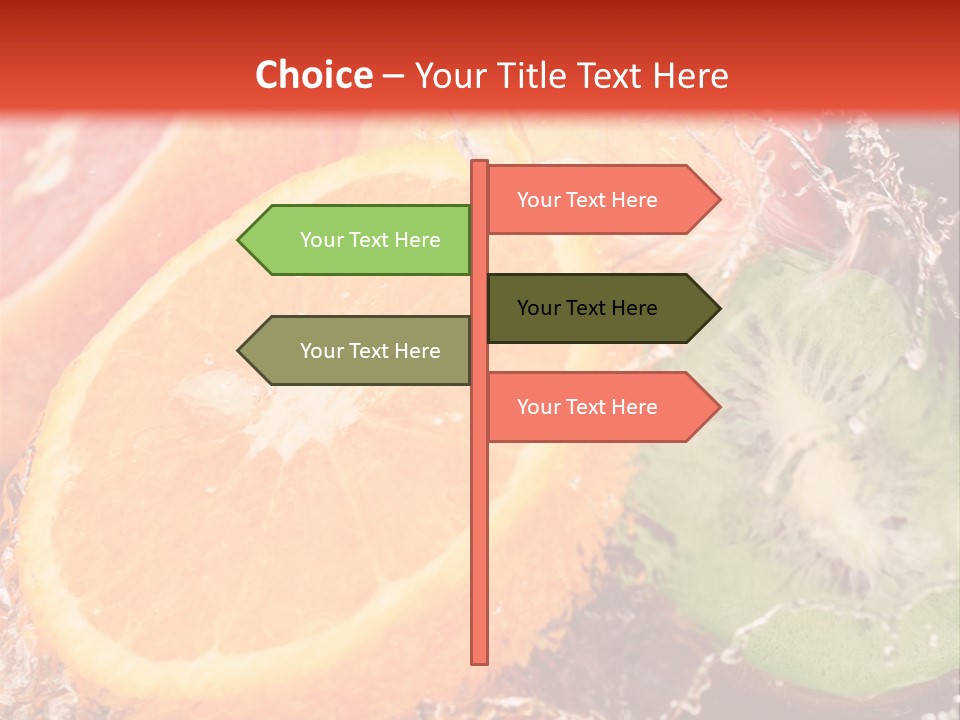 Droplet Collection Fruit PowerPoint Template