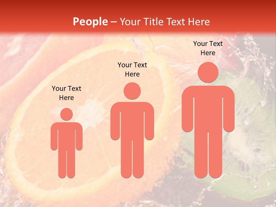 Droplet Collection Fruit PowerPoint Template