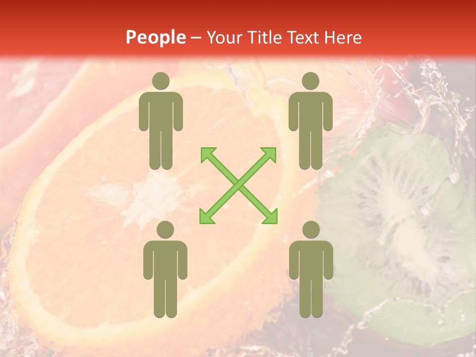 Droplet Collection Fruit PowerPoint Template