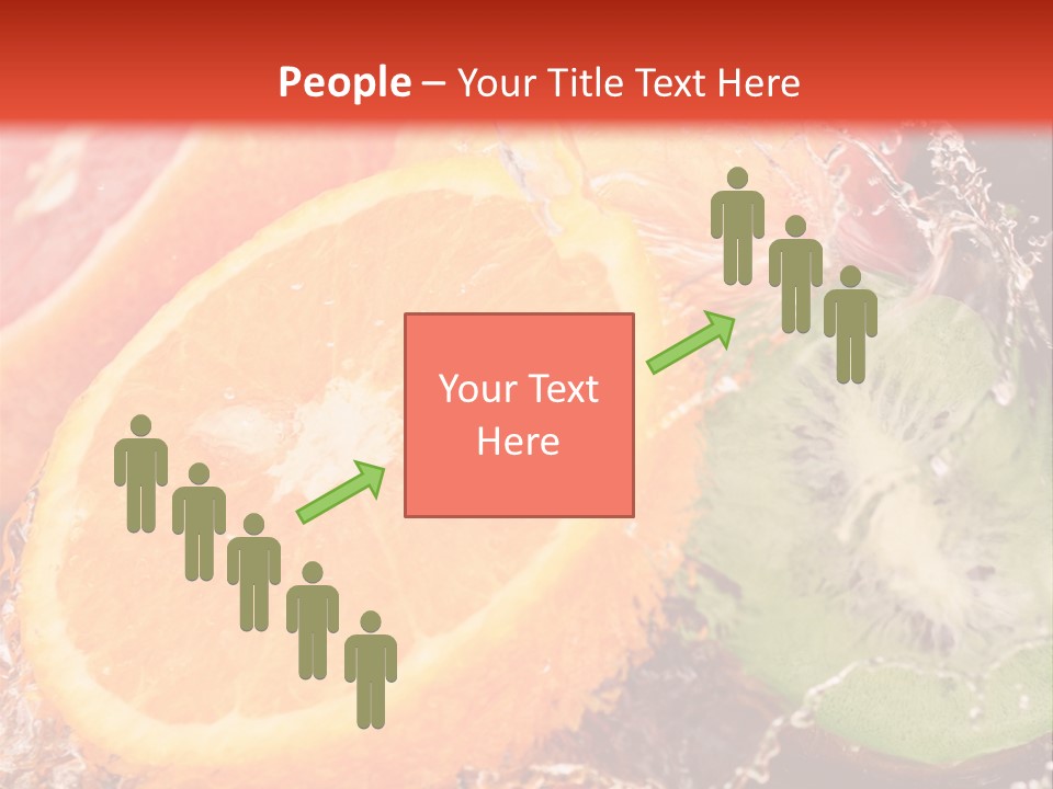 Droplet Collection Fruit PowerPoint Template