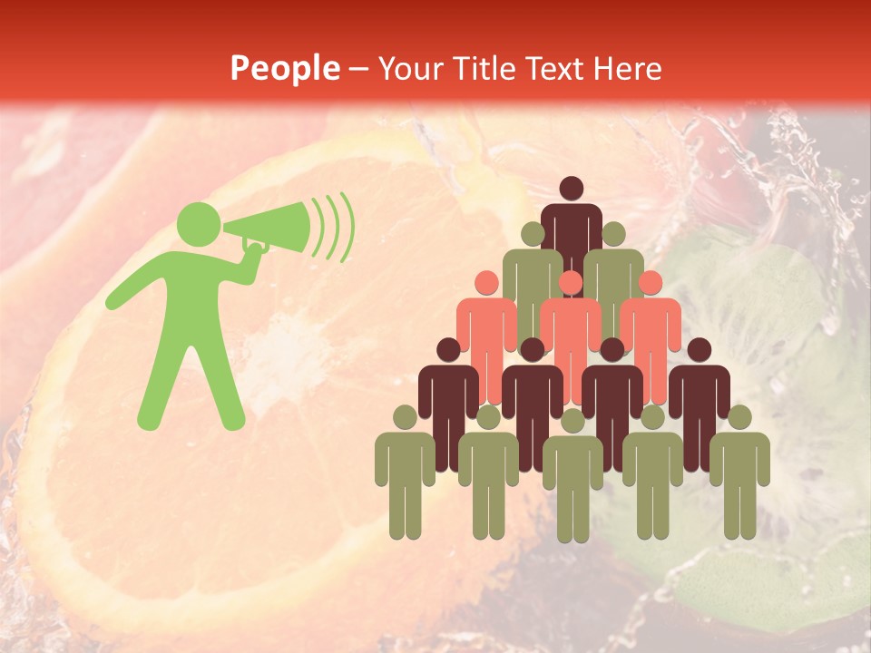 Droplet Collection Fruit PowerPoint Template