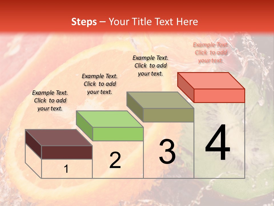 Droplet Collection Fruit PowerPoint Template
