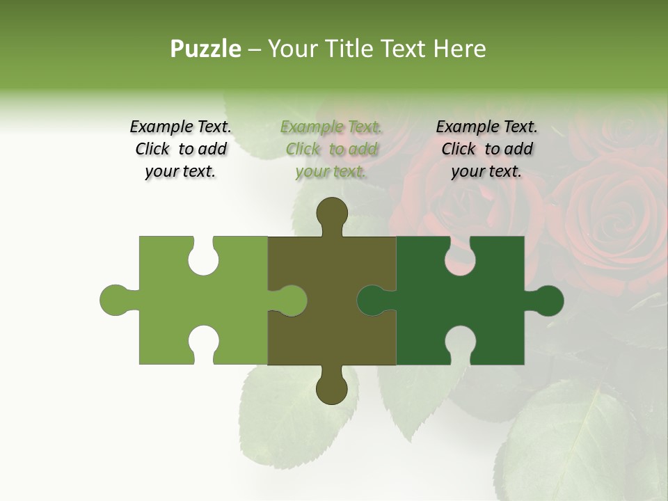 Leaf Bunch Red PowerPoint Template