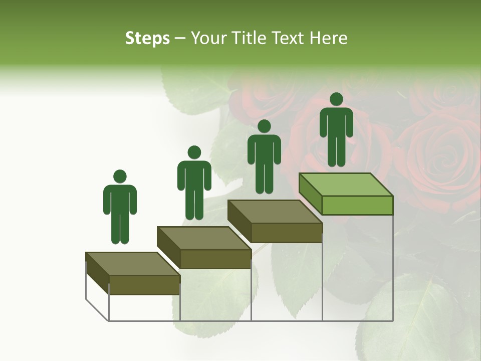 Leaf Bunch Red PowerPoint Template