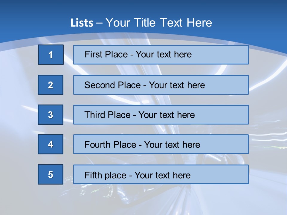 Transport Perspective Accelerated PowerPoint Template