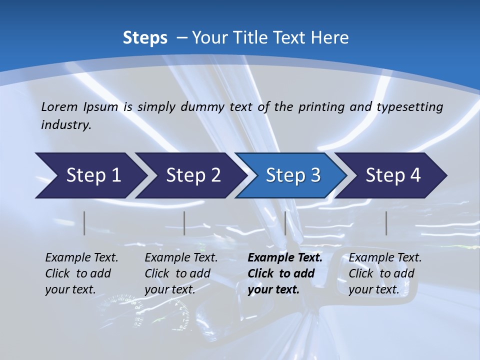 Transport Perspective Accelerated PowerPoint Template