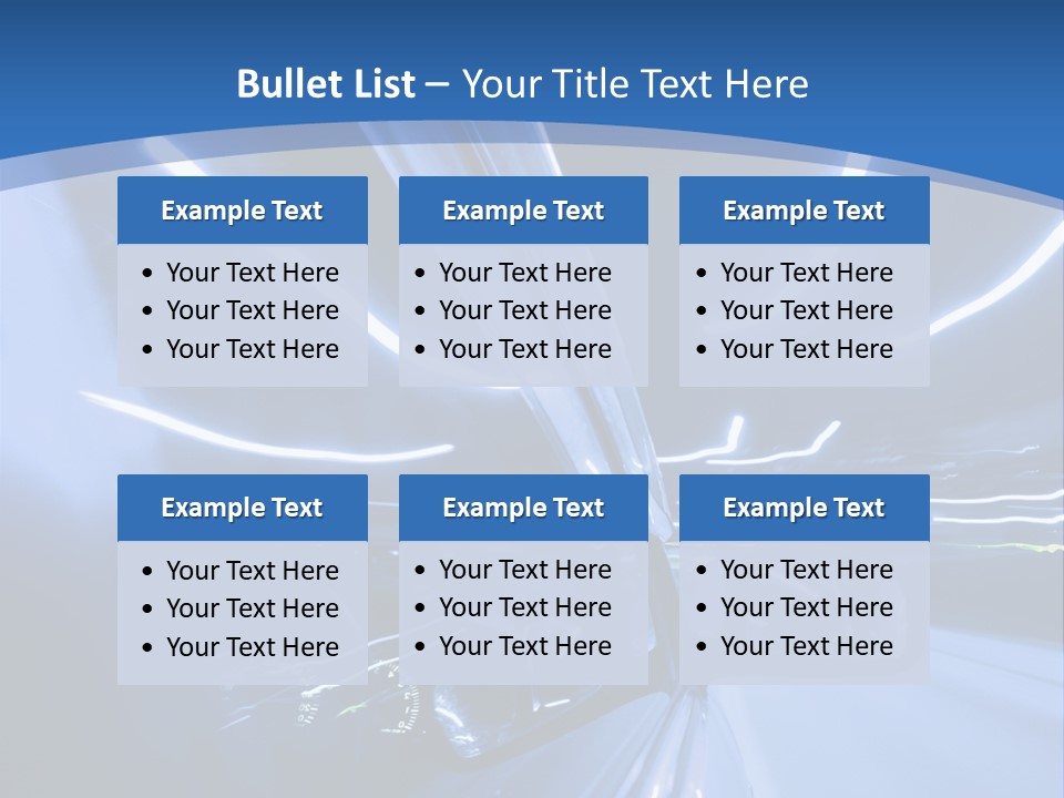 Transport Perspective Accelerated PowerPoint Template