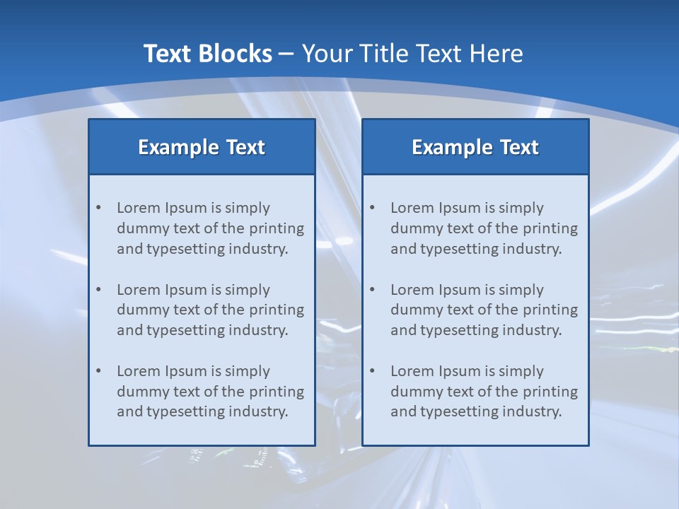 Transport Perspective Accelerated PowerPoint Template