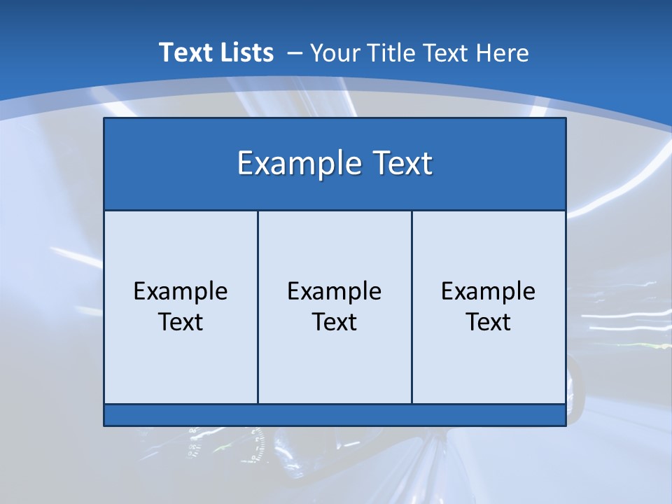 Transport Perspective Accelerated PowerPoint Template