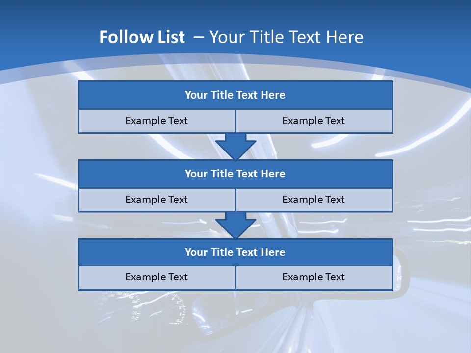 Transport Perspective Accelerated PowerPoint Template