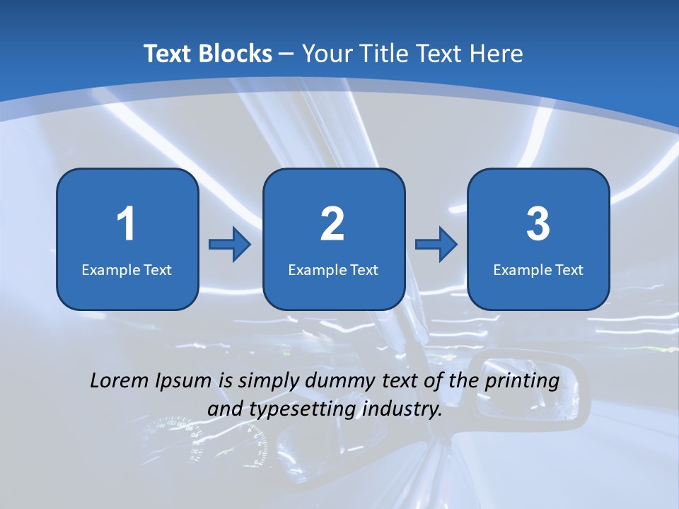 Transport Perspective Accelerated PowerPoint Template