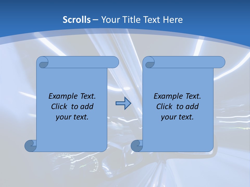 Transport Perspective Accelerated PowerPoint Template