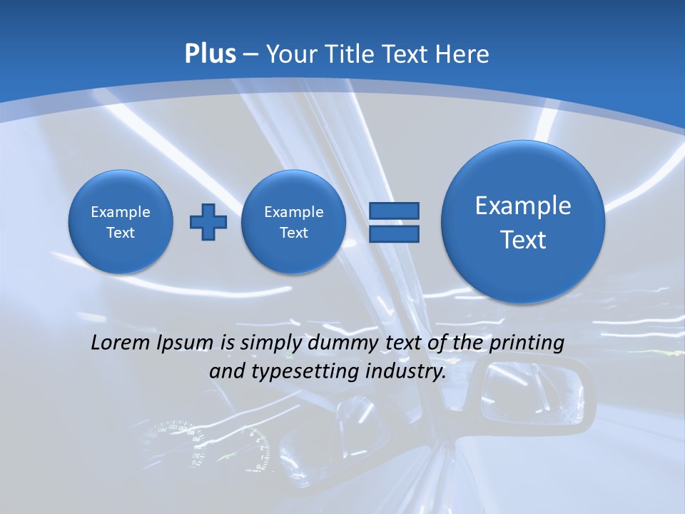 Transport Perspective Accelerated PowerPoint Template