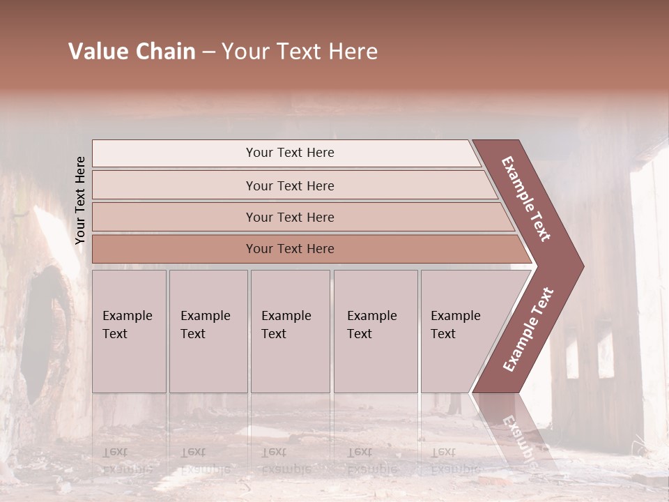 Decay Building Glass PowerPoint Template