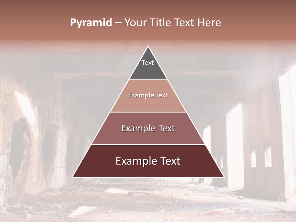 Decay Building Glass PowerPoint Template