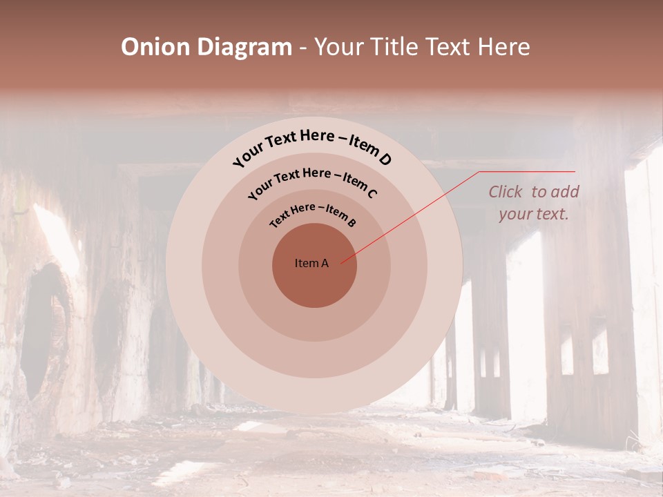 Decay Building Glass PowerPoint Template