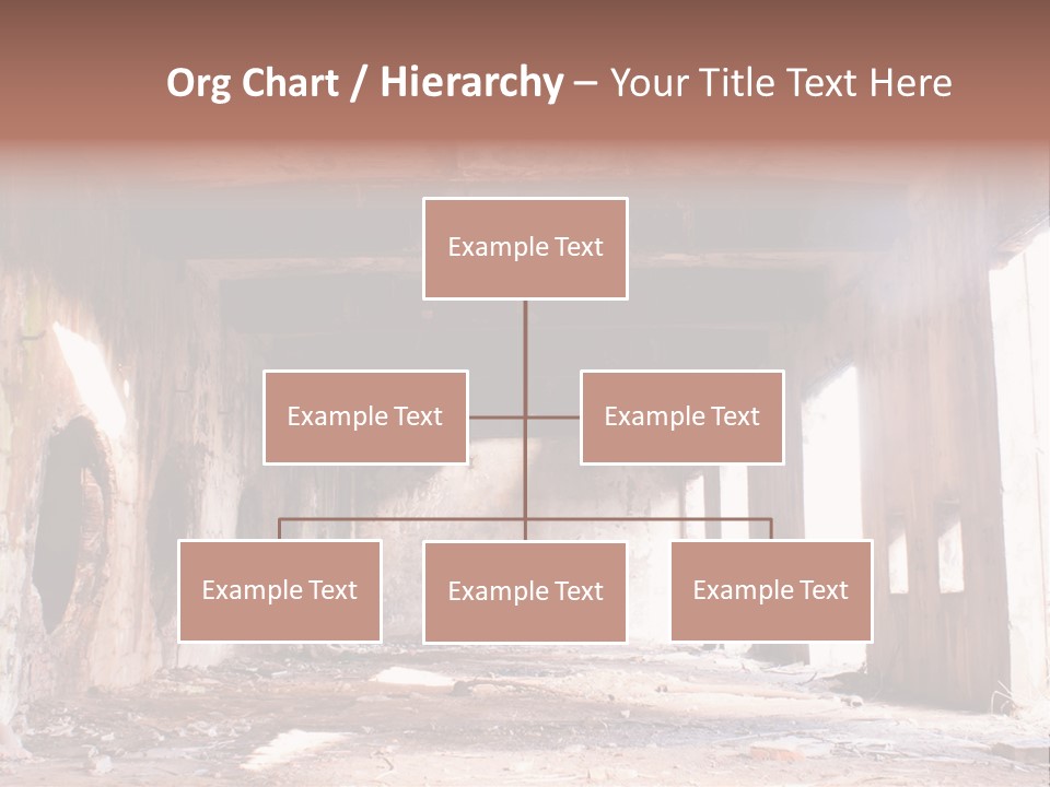 Decay Building Glass PowerPoint Template