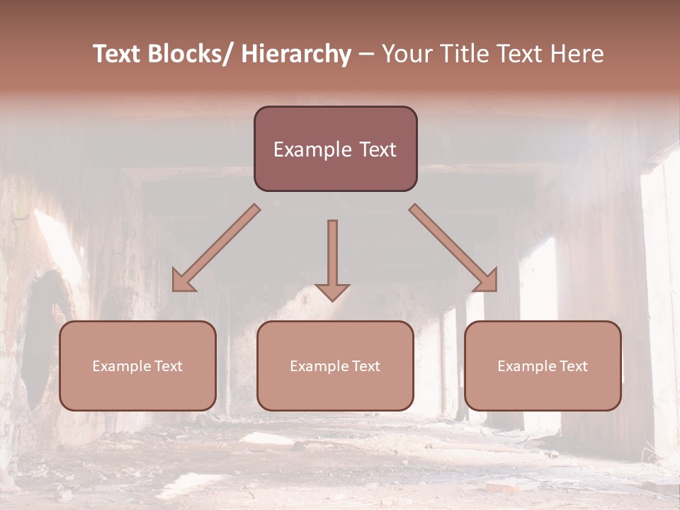 Decay Building Glass PowerPoint Template