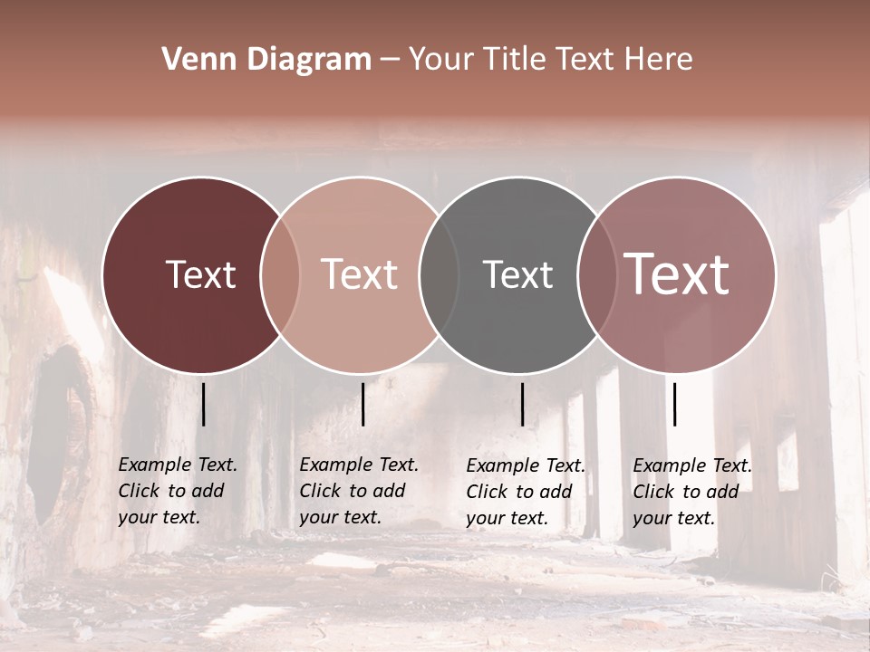 Decay Building Glass PowerPoint Template