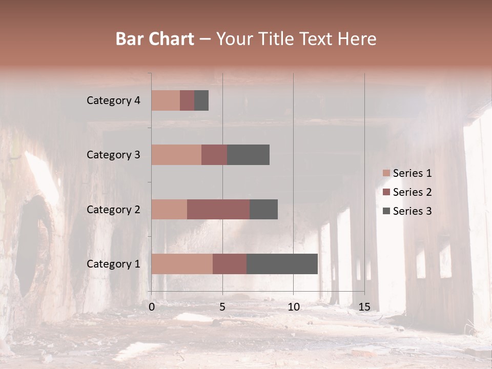 Decay Building Glass PowerPoint Template