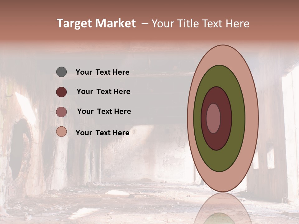 Decay Building Glass PowerPoint Template