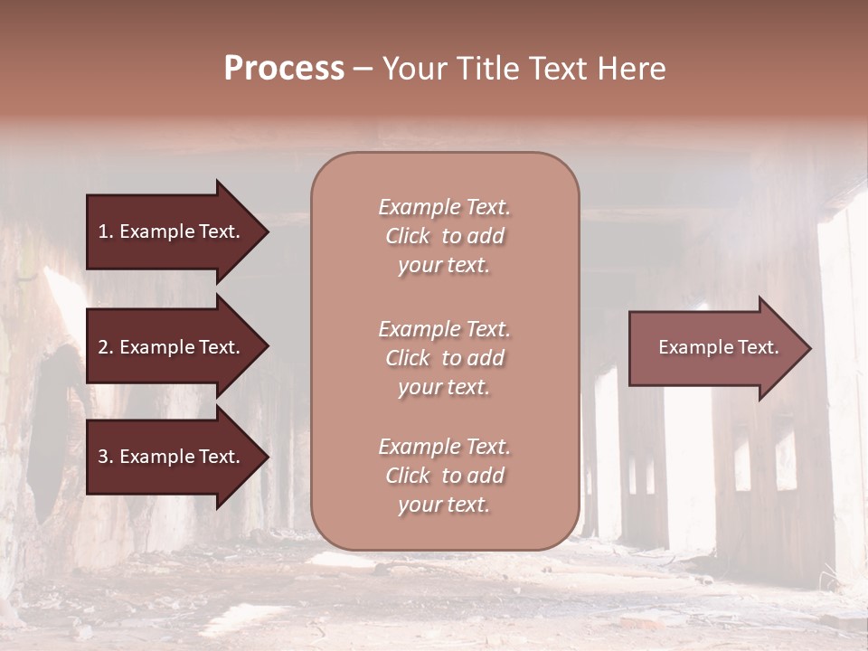 Decay Building Glass PowerPoint Template