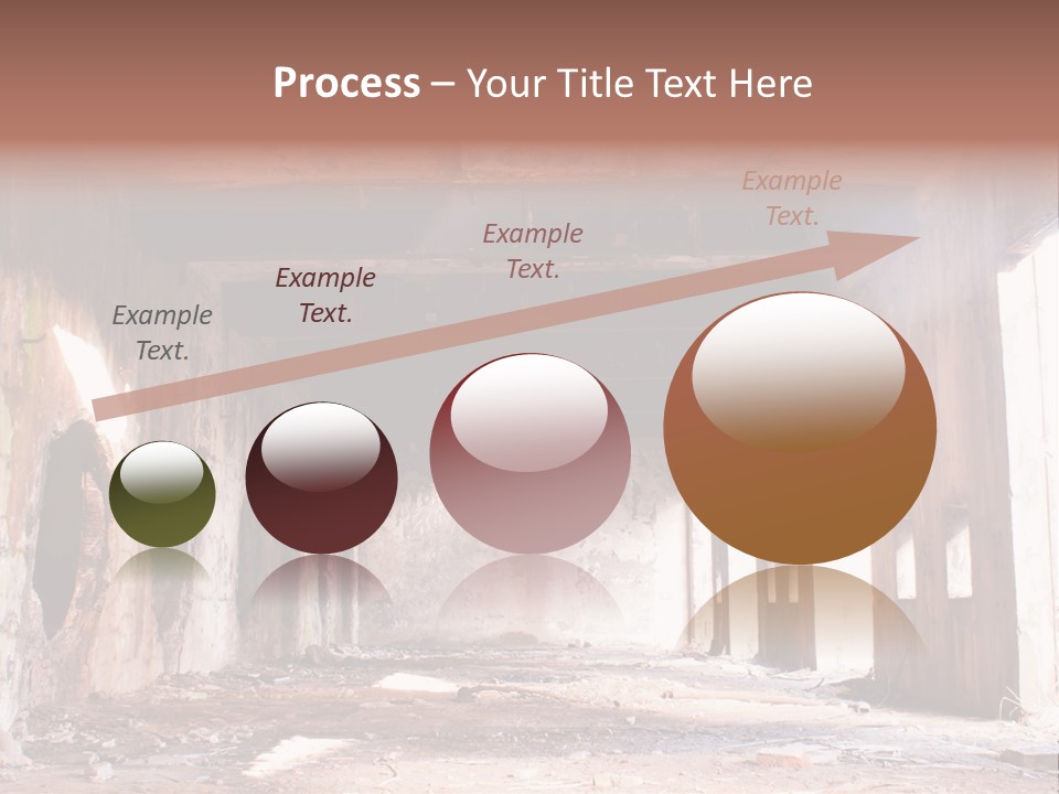 Decay Building Glass PowerPoint Template