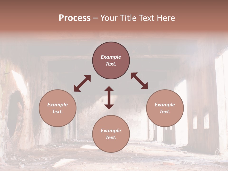Decay Building Glass PowerPoint Template