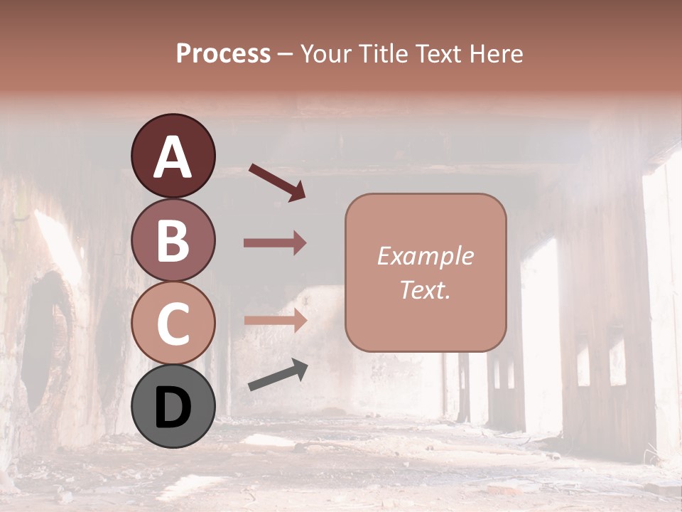 Decay Building Glass PowerPoint Template