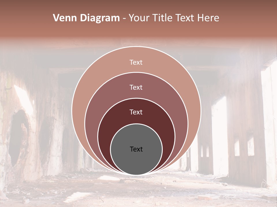 Decay Building Glass PowerPoint Template