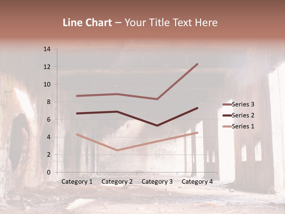 Decay Building Glass PowerPoint Template