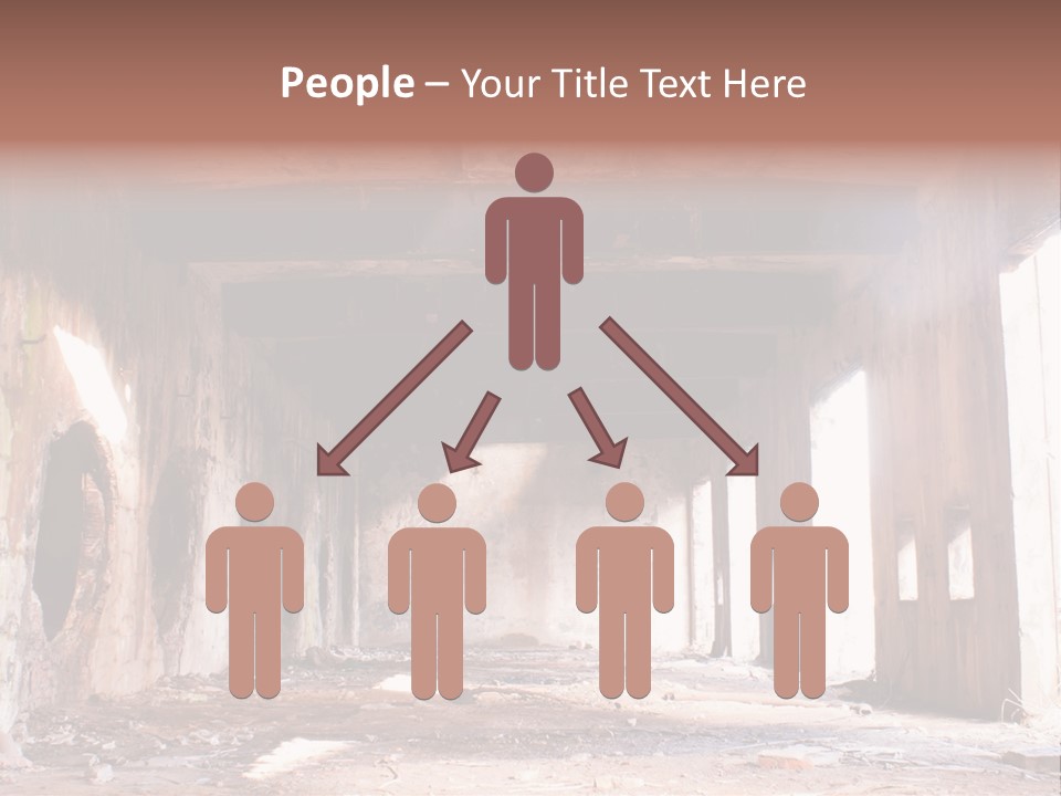 Decay Building Glass PowerPoint Template