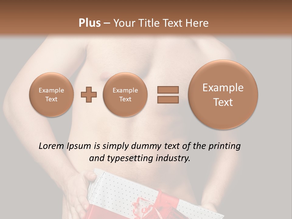 Love Athlete Handsome PowerPoint Template