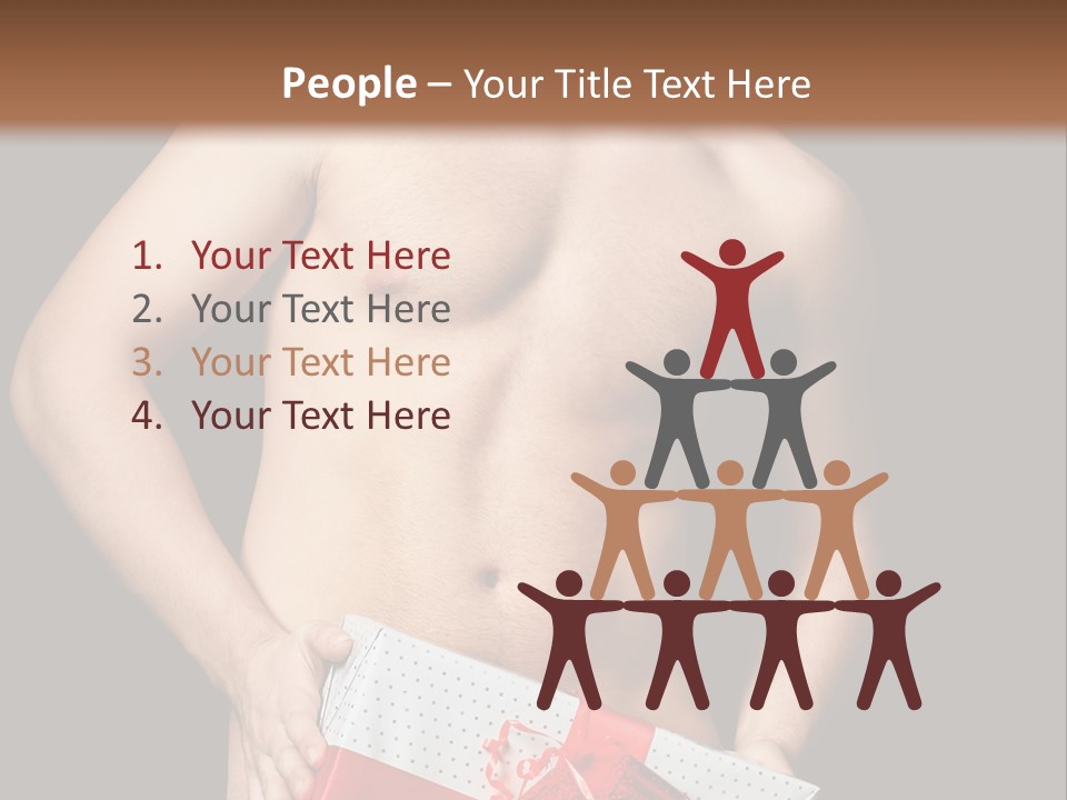 Love Athlete Handsome PowerPoint Template