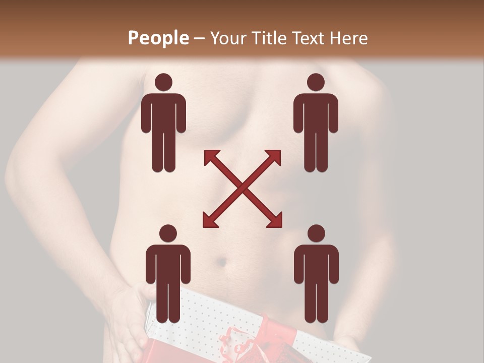 Love Athlete Handsome PowerPoint Template